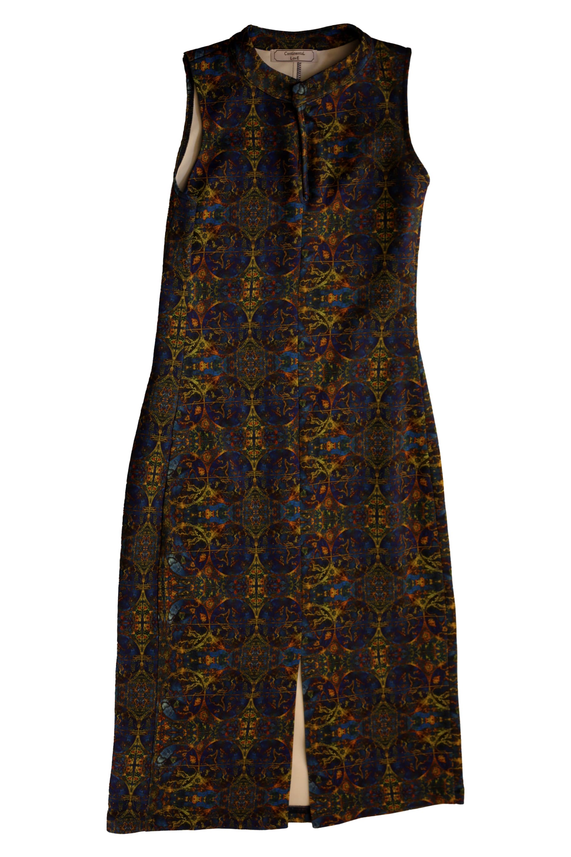 Atlas mandarin collar dress
