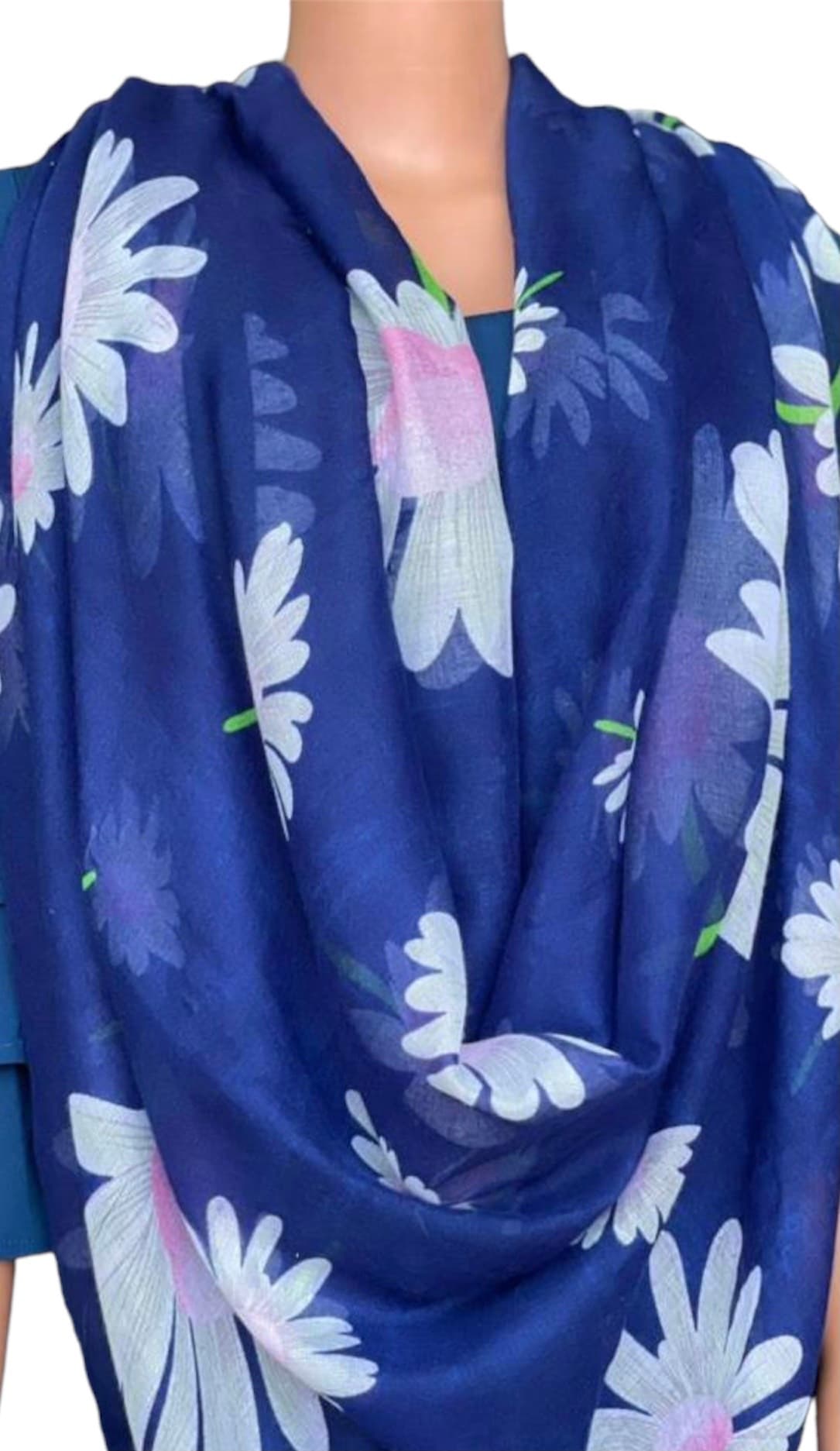 Continental Love printed scarf