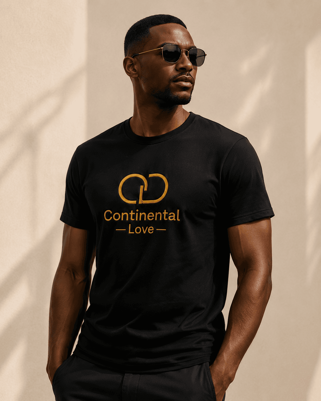 Continental Love black shirt