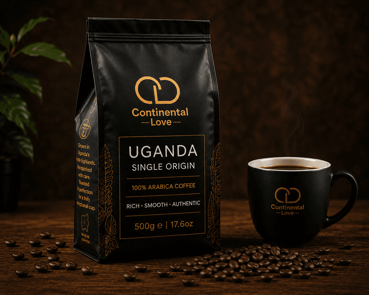 Rwenzori Morning Blend coffee package