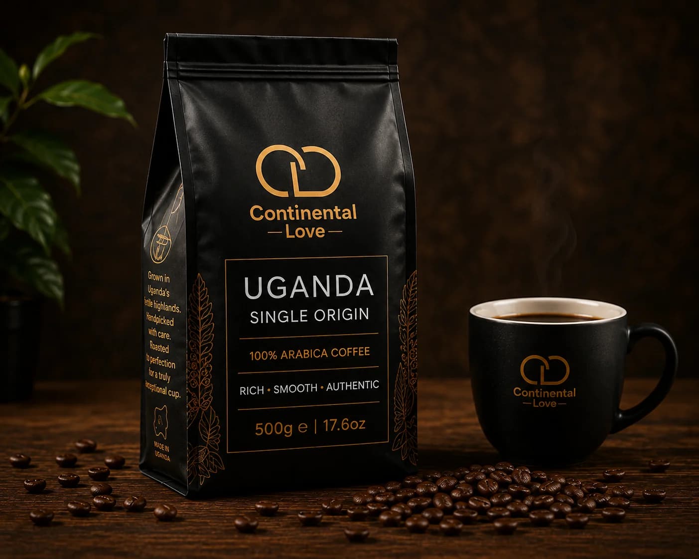 Rwenzori Morning Blend coffee package