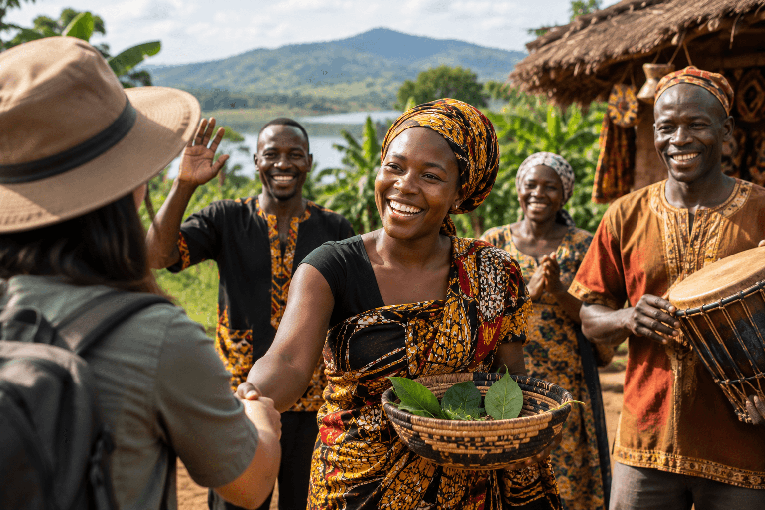 A warm Ugandan welcome