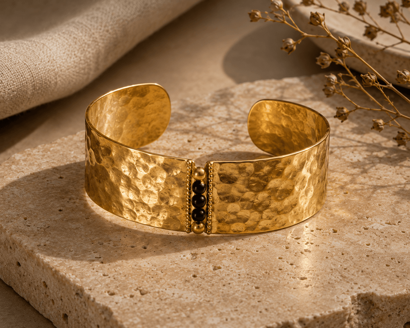 Kampala Brass Cuff