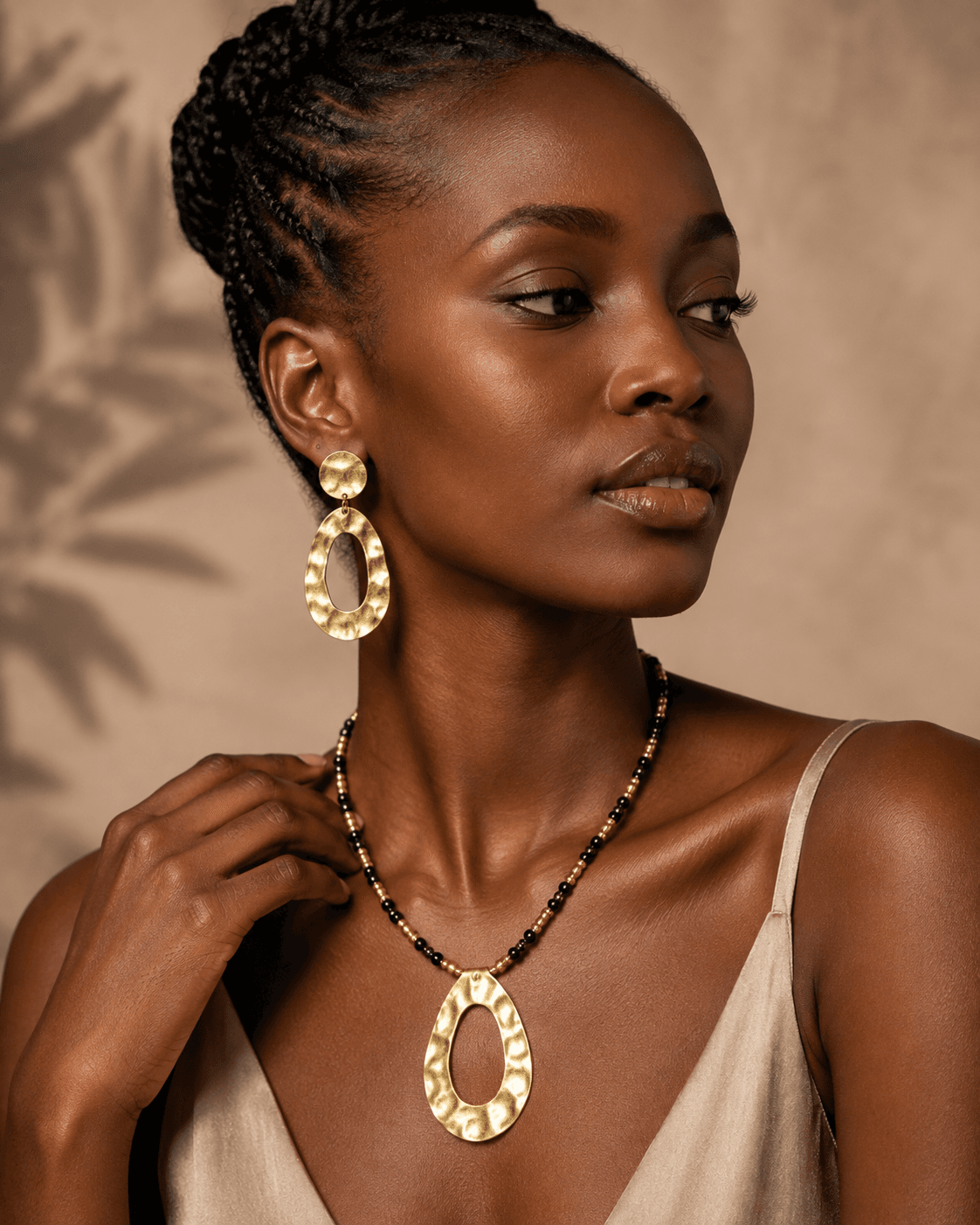 Portrait styled with Continental Love jewelry