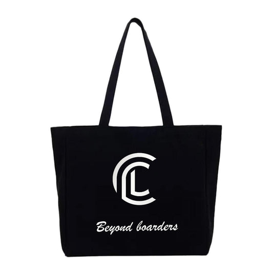 Continental Love Tote Shopping Bag – Black